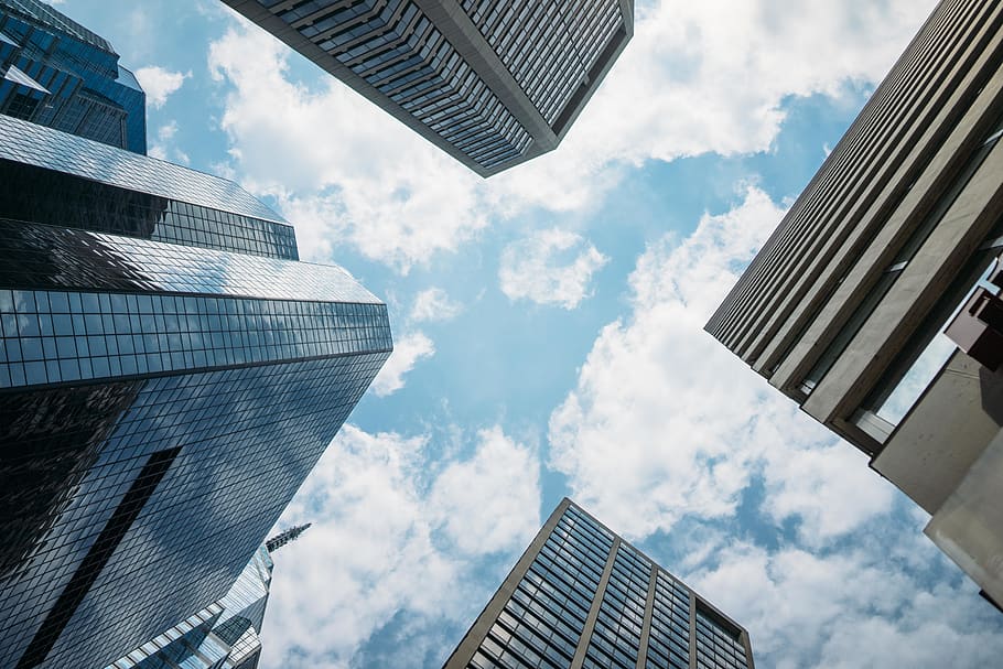 high rise building, city, urban, town, office building, architecture HD wallpaper
