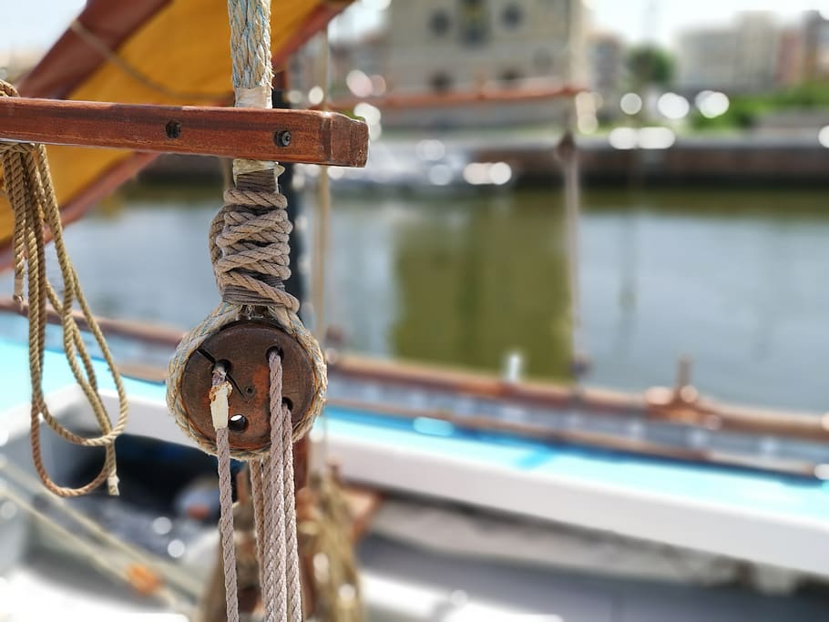 ship, canvas, ropes, blocks, dew, boat, leash, sailing vessel HD wallpaper