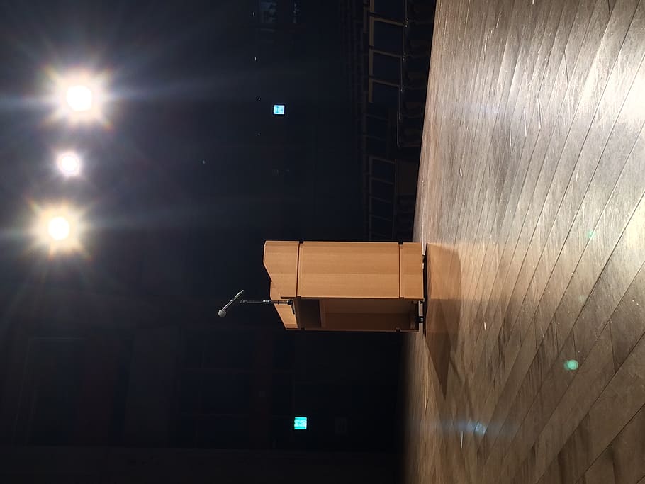 stage, speach, limelight, spotlight, rostrum, architecture HD wallpaper