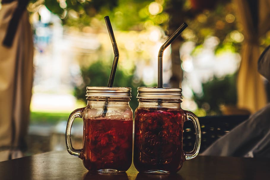 food and drink, focus on foreground, jar, freshness, table HD wallpaper