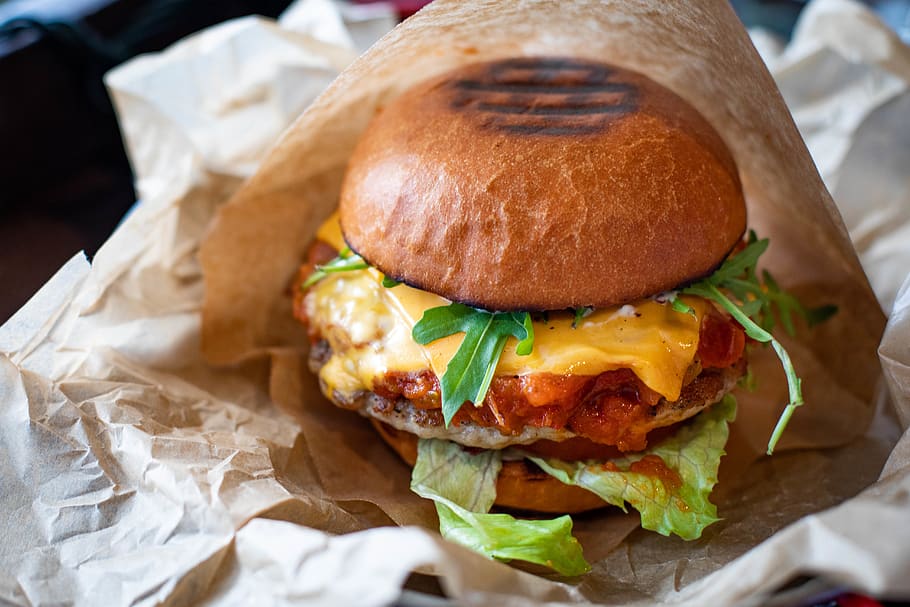HD wallpaper: Close-Up Photo of Hamburger, beef, blur, bun, cheese, cheeseburger - Wallpaper Flare