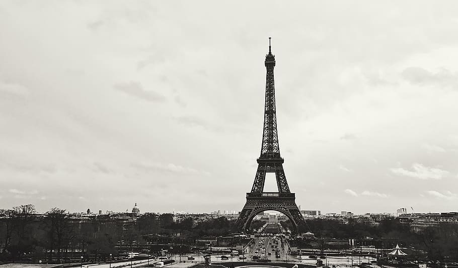 france, paris, architecture, built structure, sky, tower, tall - high HD wallpaper