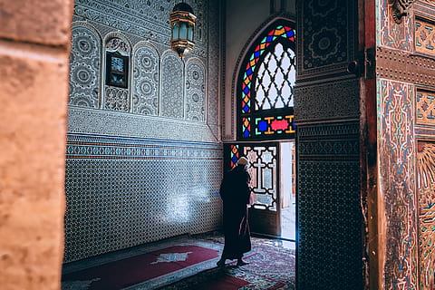morocco, fes, built structure, architecture, real people, religion HD wallpaper