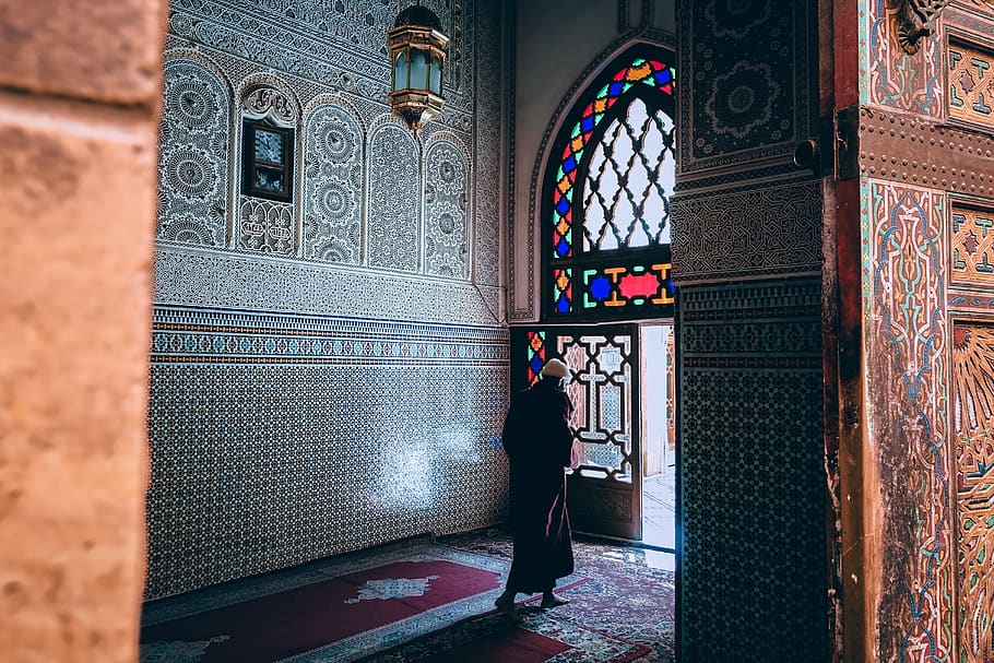 morocco, fes, built structure, architecture, real people, religion HD wallpaper