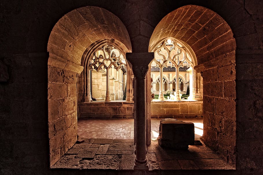 abbey of cadouin, dordogne, périgord, france, sculpture, stones, HD wallpaper