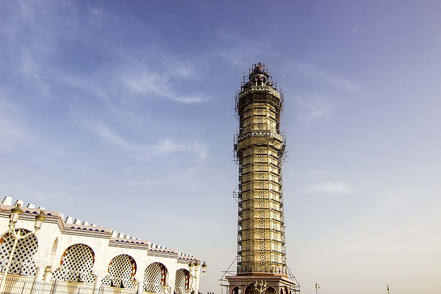 mosque, muslim, islam, architecture, minaret, religion, built structure HD wallpaper