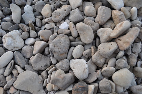 stones, landscape, wall, nature, water, desert, rock, clock HD wallpaper