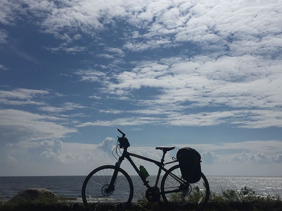 россия, зеленогорск, bicycle, sky, cloud - sky HD wallpaper