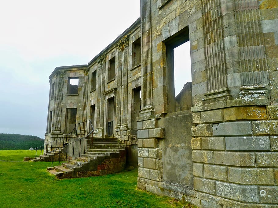 facade, ruin, dilapidated, abandoned, masonry, building, architecture HD wallpaper