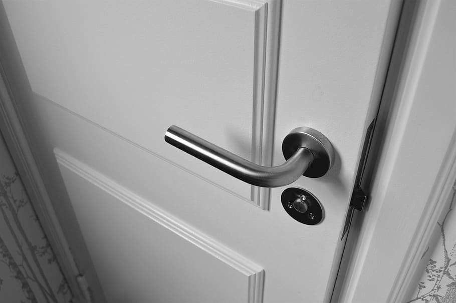 sweden, handle, interior, door, brushed, white, steel, entrance HD wallpaper