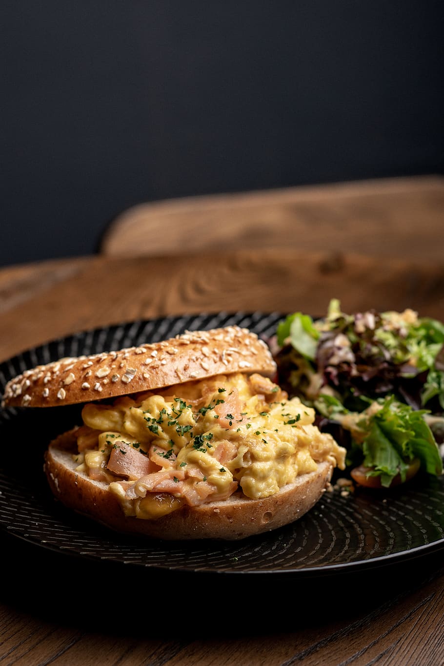 burger on plate, food, food and drink, ready-to-eat, freshness HD wallpaper