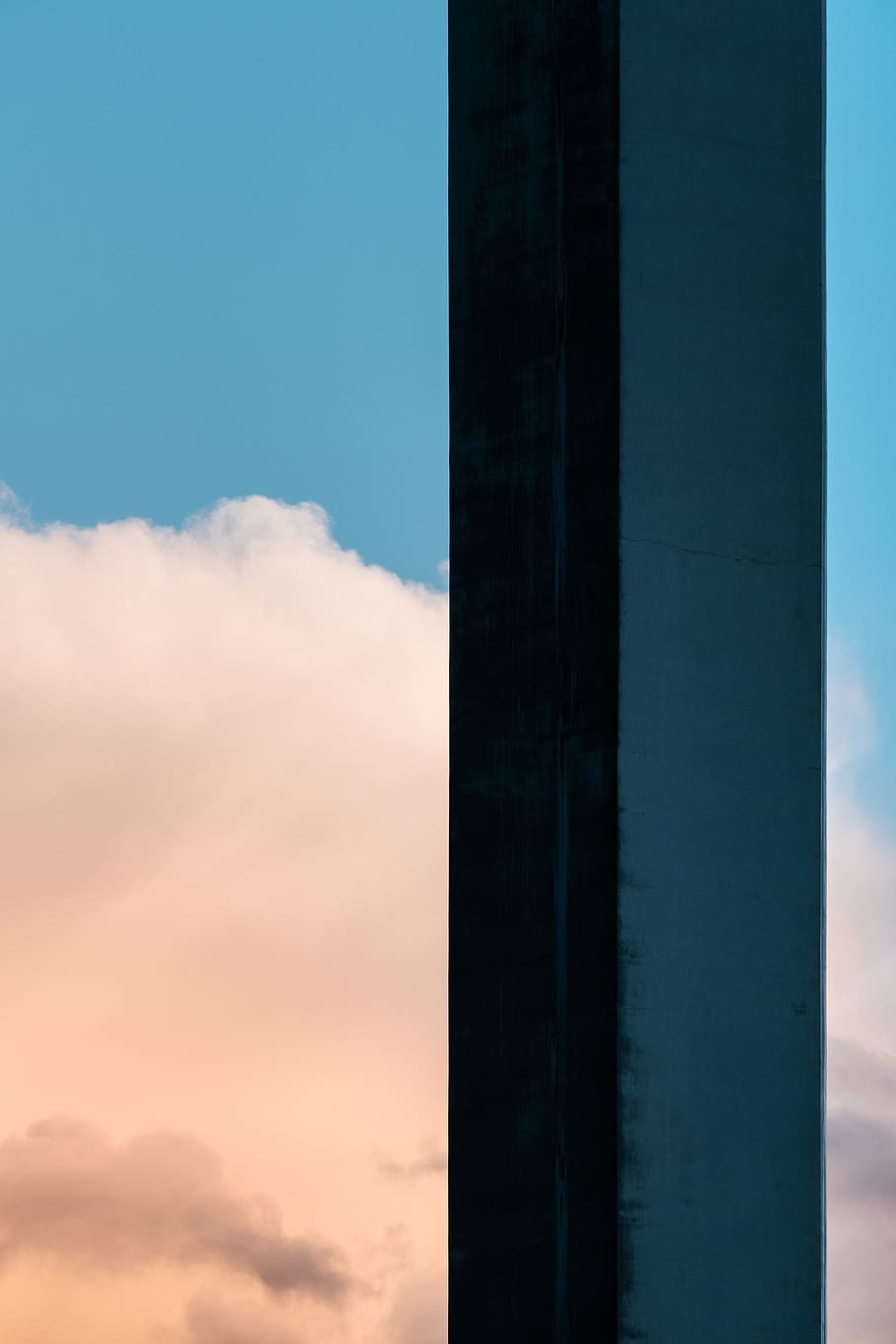 black concrete post, nature, outdoors, sky, geneva, architecture HD wallpaper
