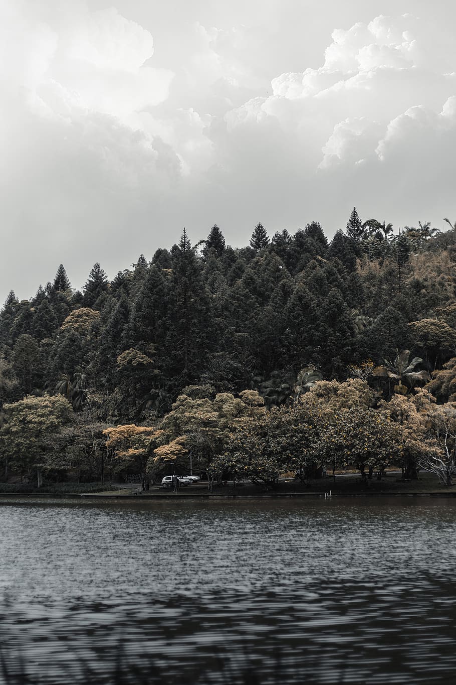 Body of Water , clouds, daylight, landscape, mountain, scenic HD wallpaper