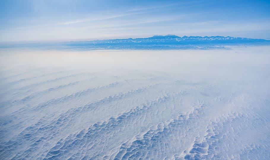 blue water during daytime, outdoors, mountain, nature, ice, snow HD wallpaper
