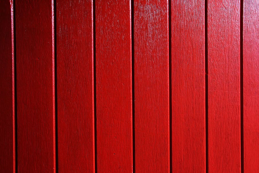 Red Wooden Surface, background, carpentry, design, hardwood, panel, HD wallpaper