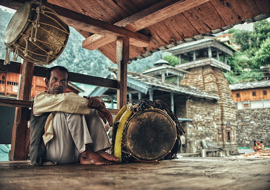 india, nada, shiva temple lakhamandal, himalayas, uttarakhand, HD wallpaper