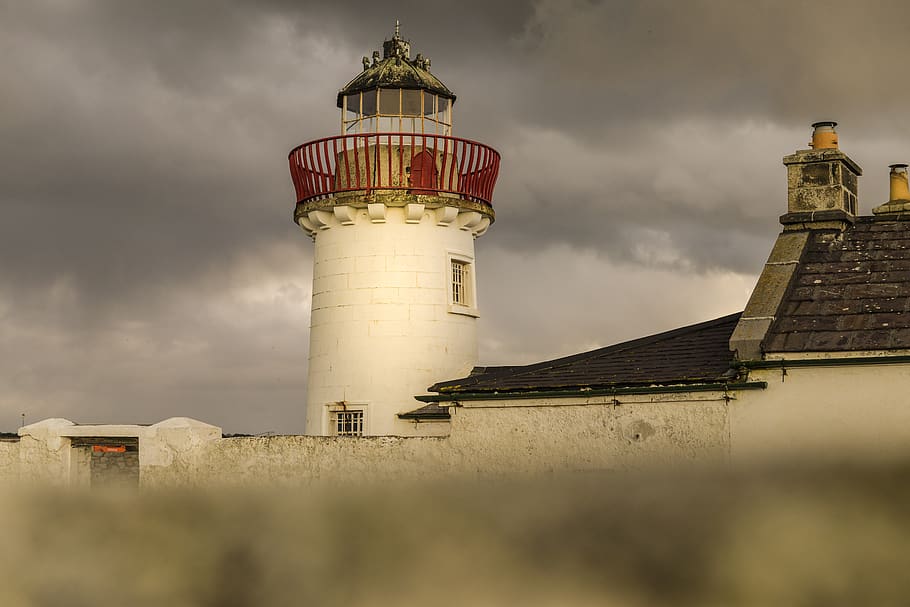 ireland, galway, lighthouse, built structure, architecture, HD wallpaper