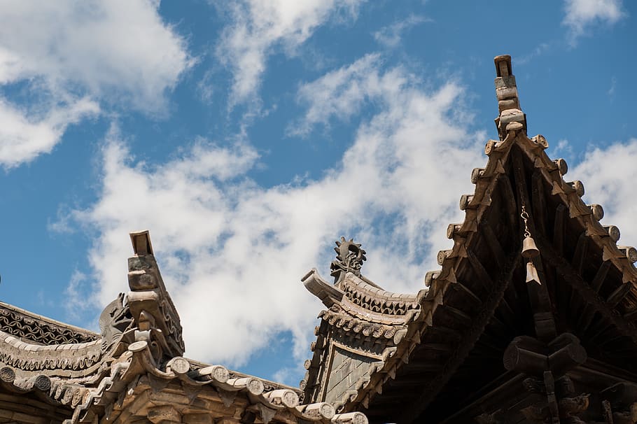 china, sky, building, religion, architecture, built structure HD wallpaper