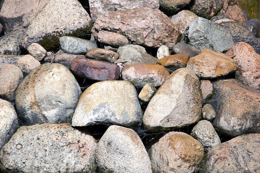 stone, background, surface, outdoor, closeup, pebble, rough HD wallpaper