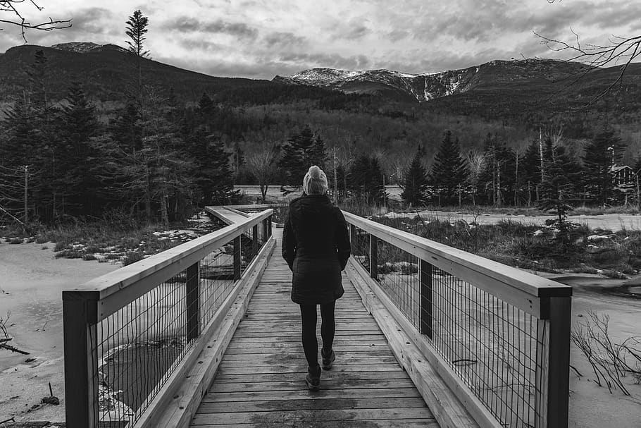 explore, day, mountain, adventure, outdoor, model, walking HD wallpaper