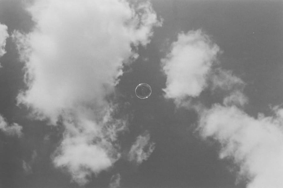 sky, bubble, cloud - sky, nature, mid-air, low angle view, no people HD wallpaper