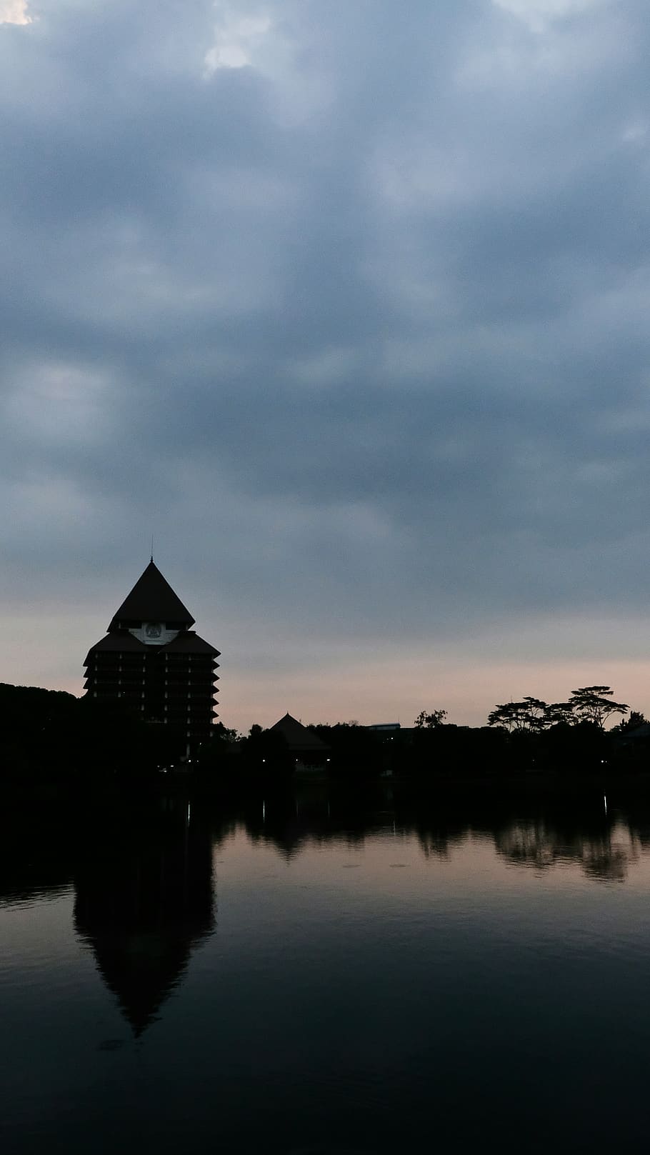 indonesia, university of indonesia, sky, water, cloud - sky, HD wallpaper