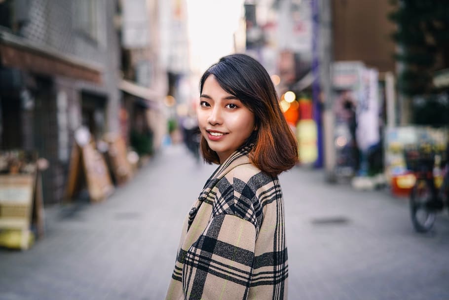 Hd Wallpaper Asian Japanese Girl Woman Pretty Cute Portrait Face Wallpaper Flare 