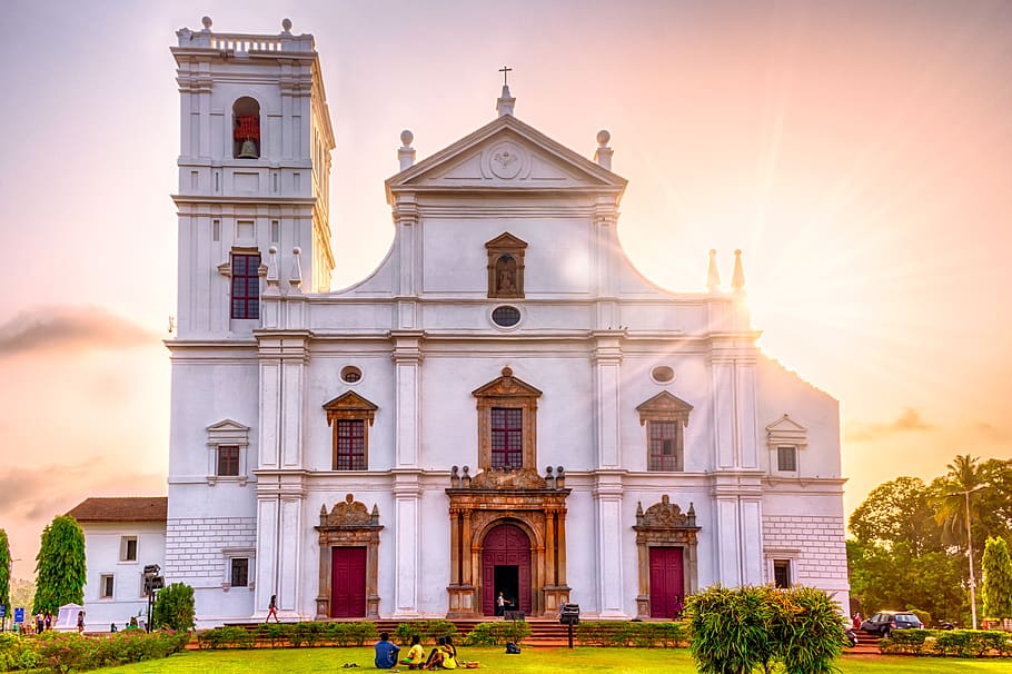 HD wallpaper: india, velha, se cathedral, old, travel, church, hdr ...