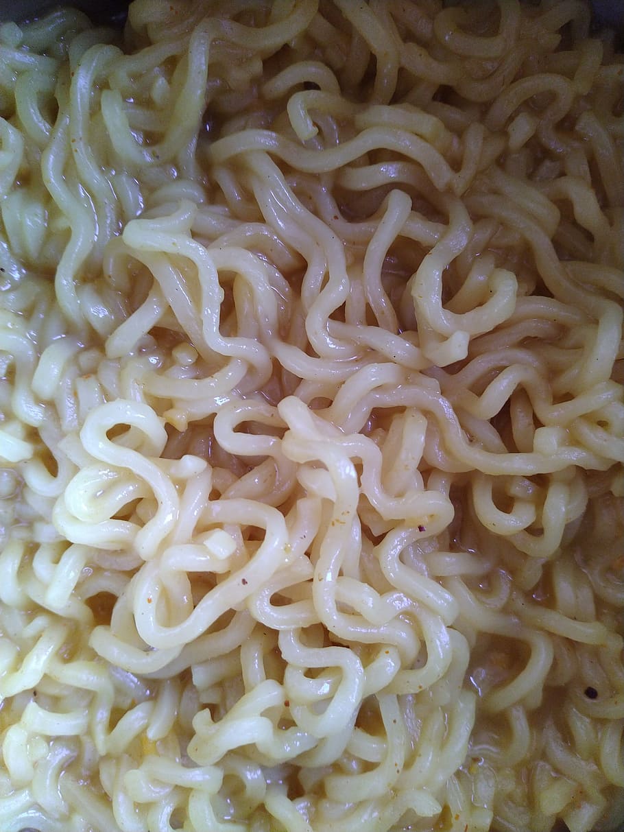 noodles, texture, pasta, spaghetti, cooking, food, restaurant HD wallpaper