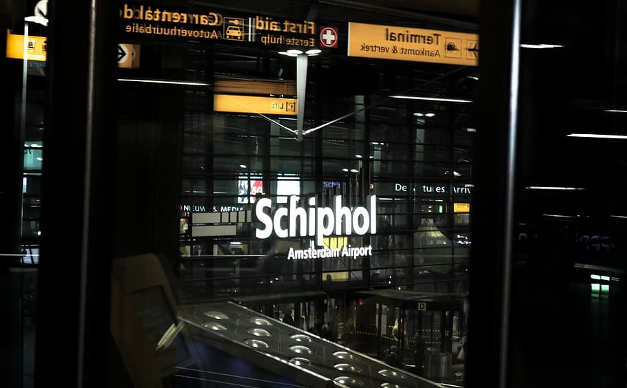 netherlands, schiphol, communication, text, sign, western script HD wallpaper