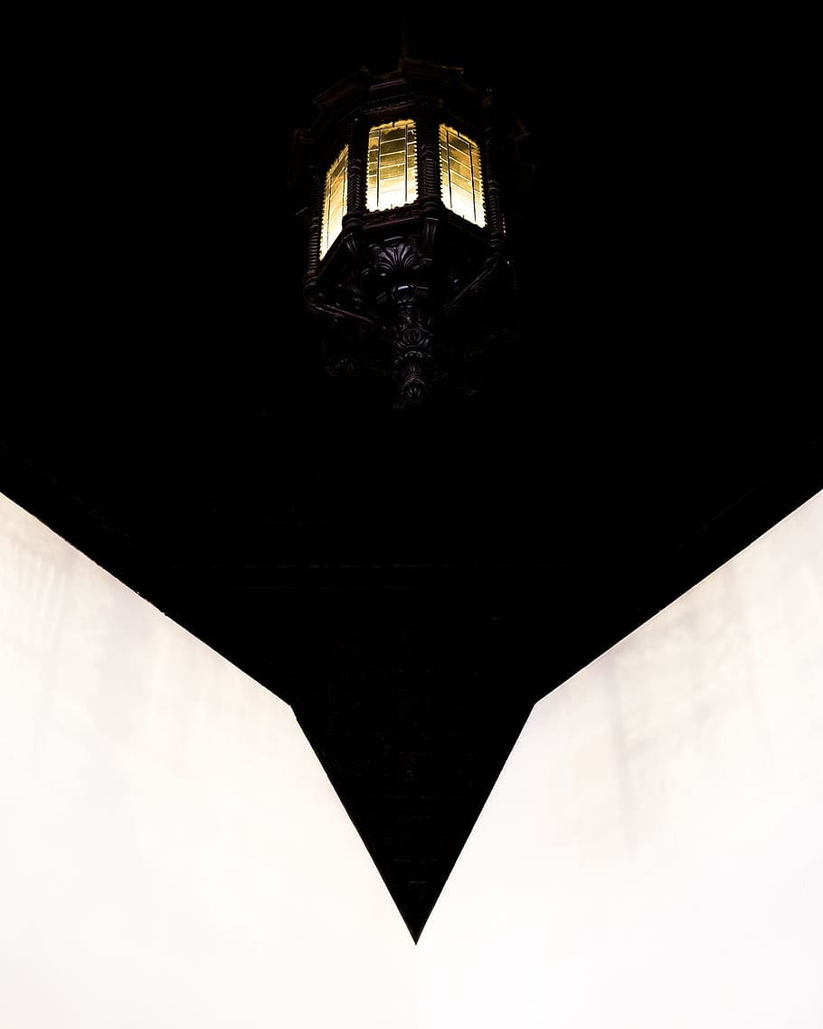 spain, sevilla, yellow, shadow, shadows, lantern, geometry HD wallpaper