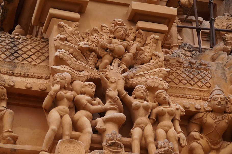 india, thanjavur, brihadisvara temple, art and craft, sculpture