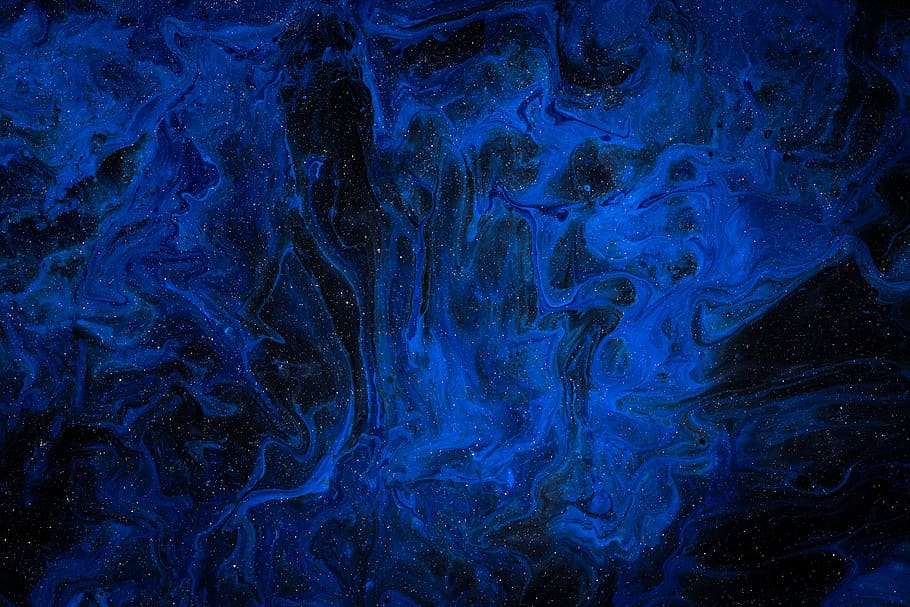 blue abstract artwork, backgrounds, pattern, no people, full frame HD wallpaper