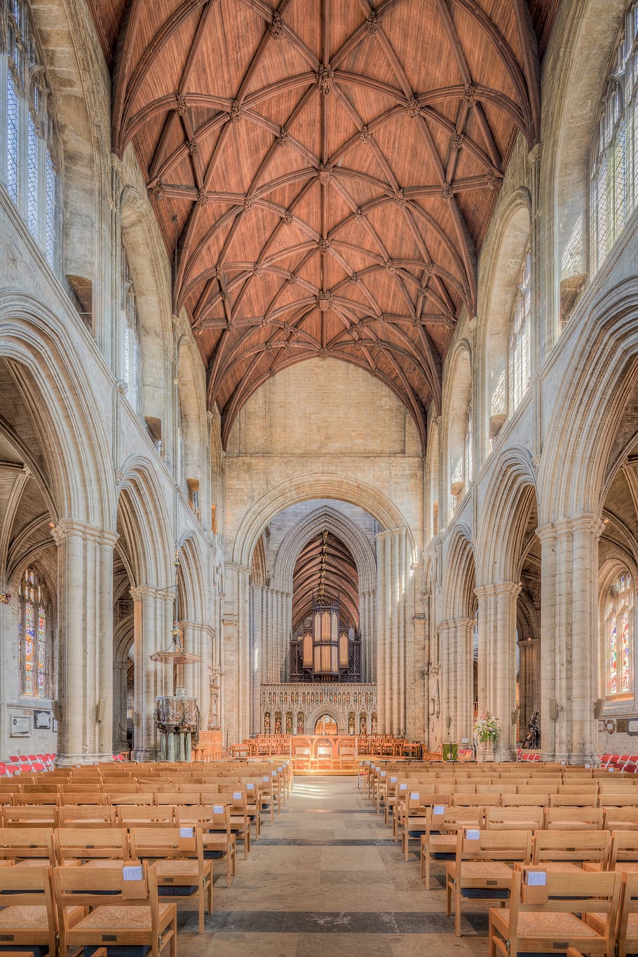 cathedral interior, architecture, religion, built structure, indoors HD wallpaper
