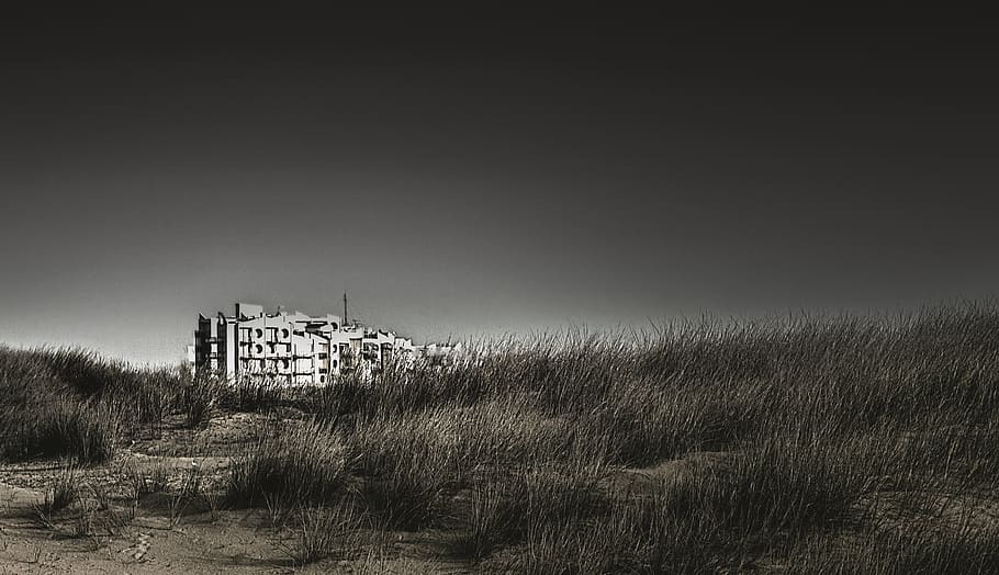 building, beach, architecture, building exterior, built structure HD wallpaper