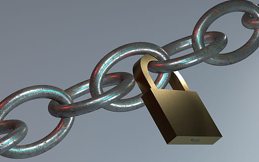 chain, lock, padlock, secure, privacy, security, protect, closed HD wallpaper