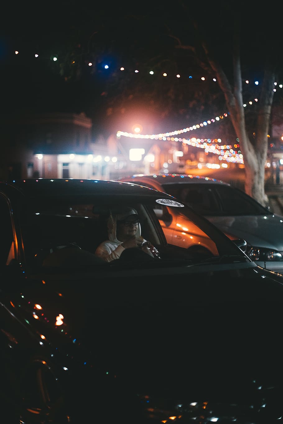 person inside car during night, automobile, transportation, vehicle HD wallpaper