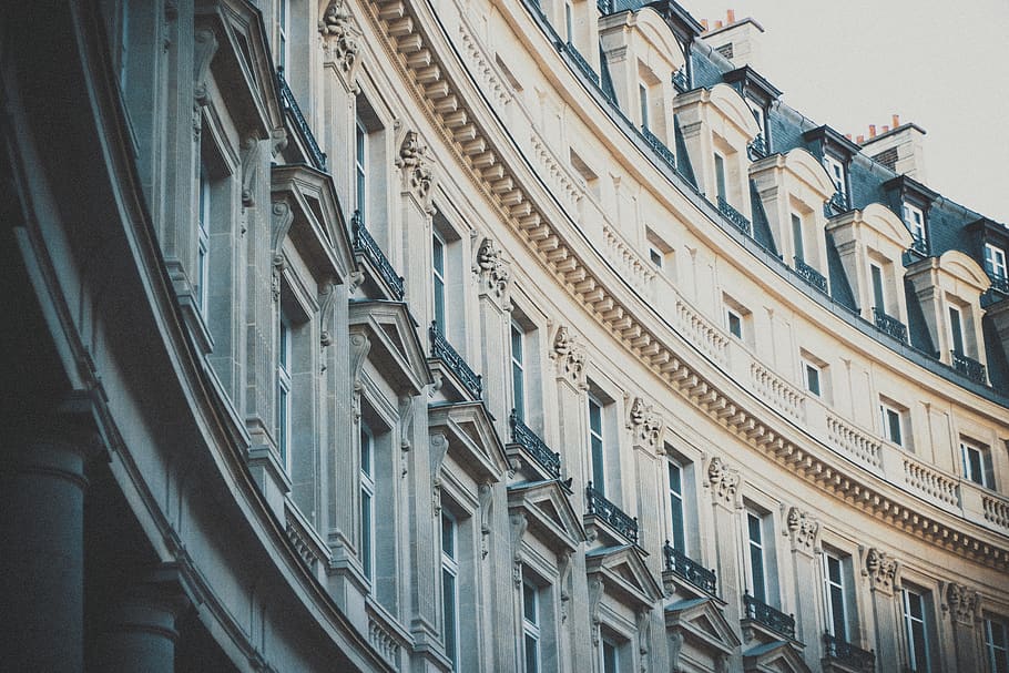 building, office building, architecture, window, urban, town HD wallpaper
