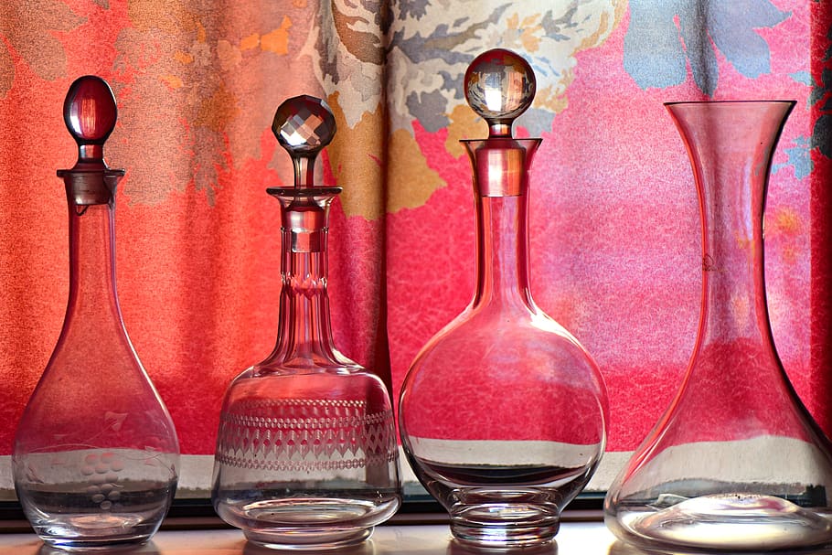 bottle, glass, glassware, container, holder, antique, liquid HD wallpaper