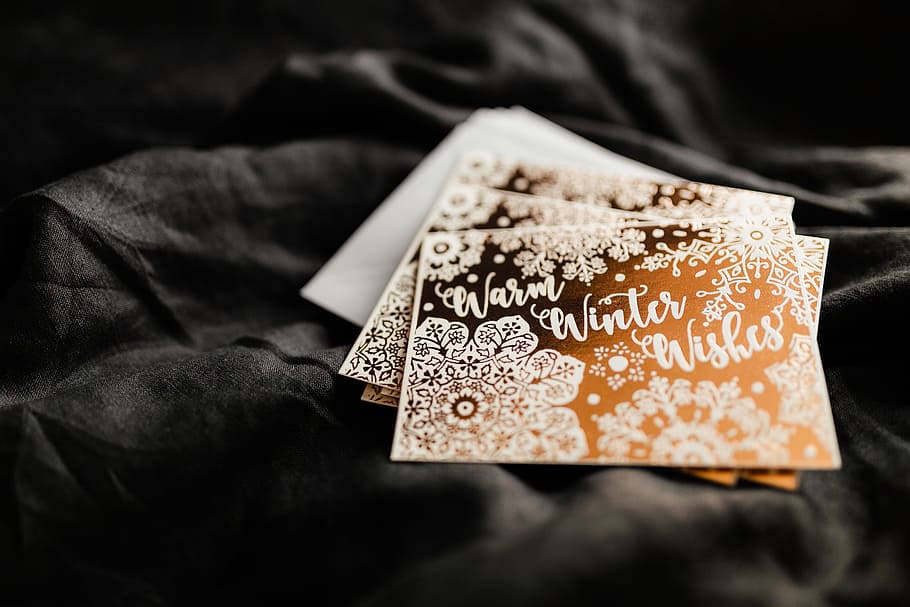 Christmas wishes card, wishing card, greeting card, xmas, pen, HD wallpaper