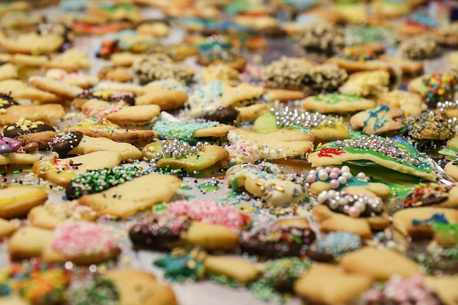 cookies, sugar, bake, advent, christmas, christmas cookies HD wallpaper