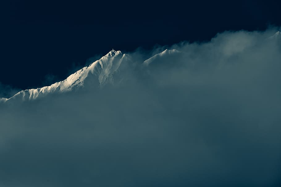 Mt. Everest, nature, outdoors, weather, cloud, cumulus, sky, mountain, HD wallpaper
