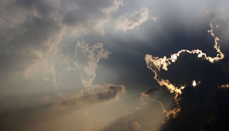 cloud, sky, solar, landscape, nature, sunset, atmosphere, dramatic HD wallpaper