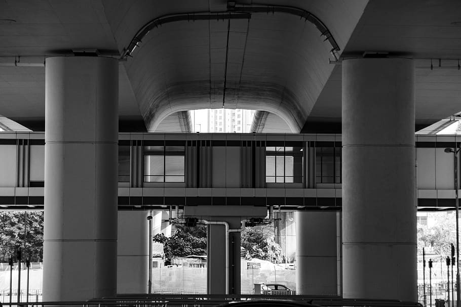 lighting, architecture, building, flooring, arched, corridor HD wallpaper