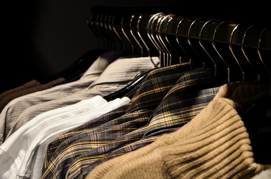 Men's Assorted Dress Shirts, blur, buy, casual, checkered shirt, HD wallpaper