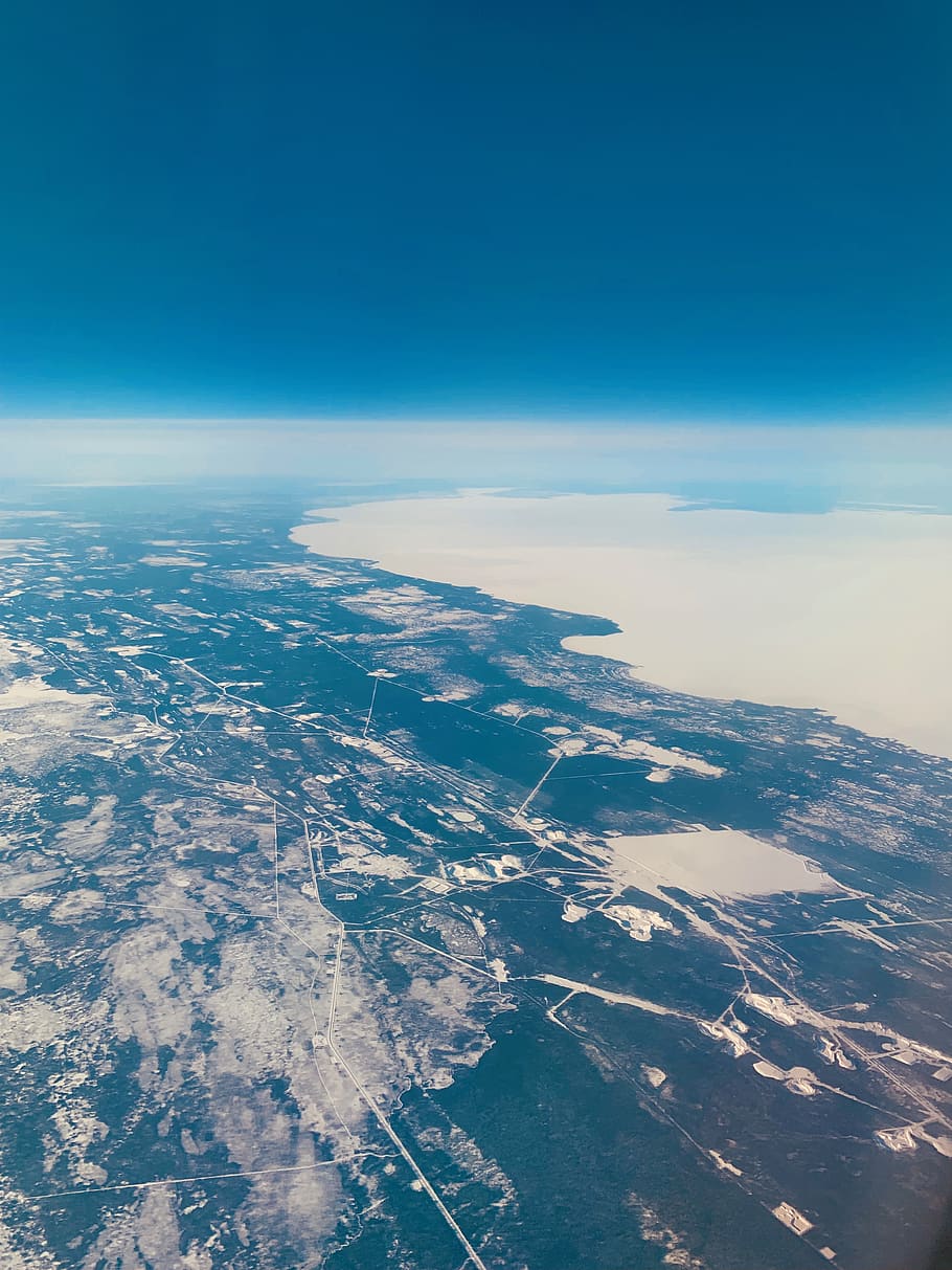 aerial view, scenics - nature, beauty in nature, sky, tranquil scene HD wallpaper