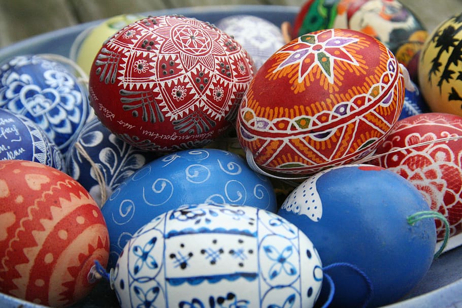 patterns, art, easter eggs, art and craft, close-up, no people HD wallpaper