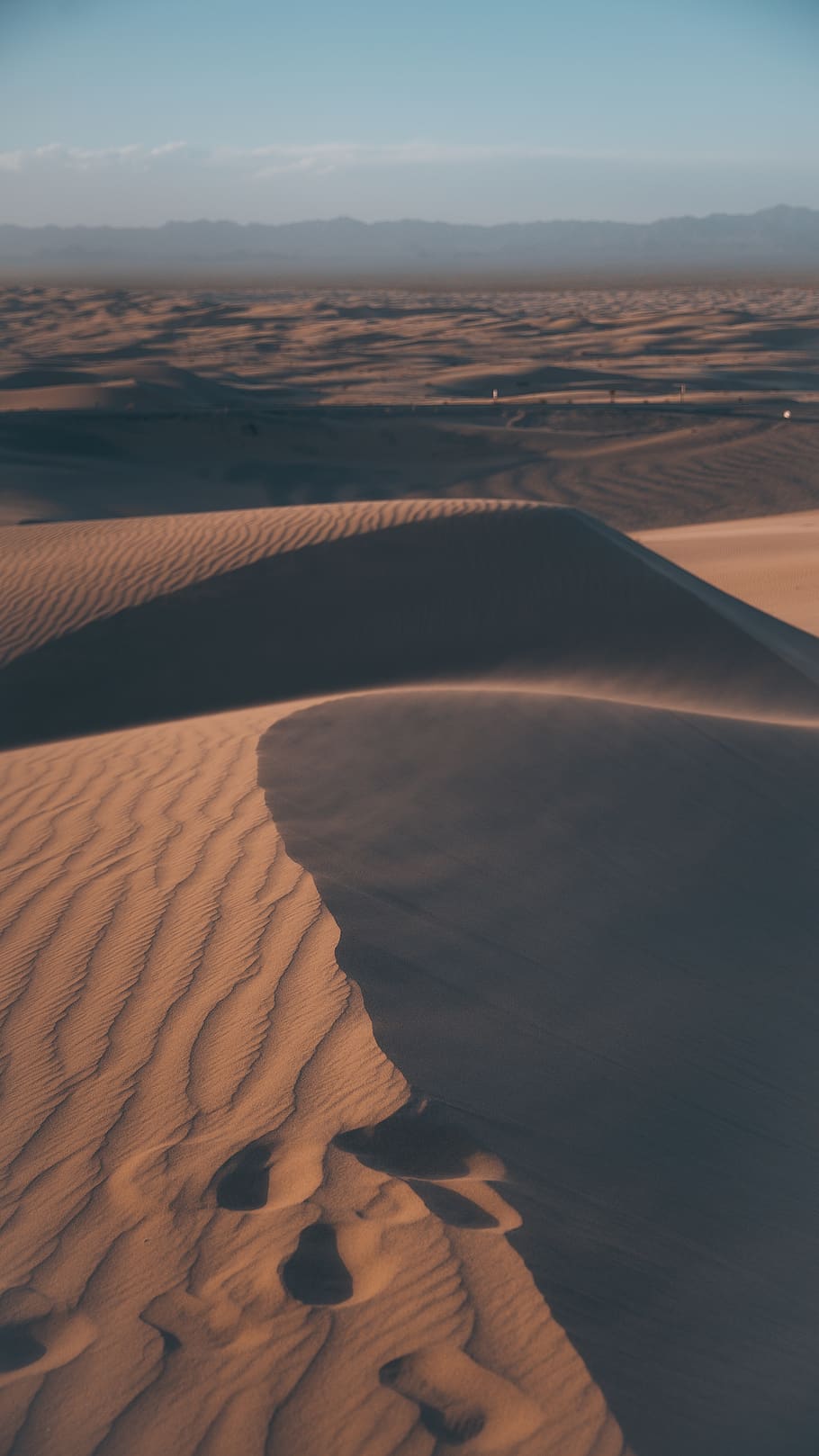 sand dunes, soil, nature, outdoors, desert, land, slope, countryside HD wallpaper