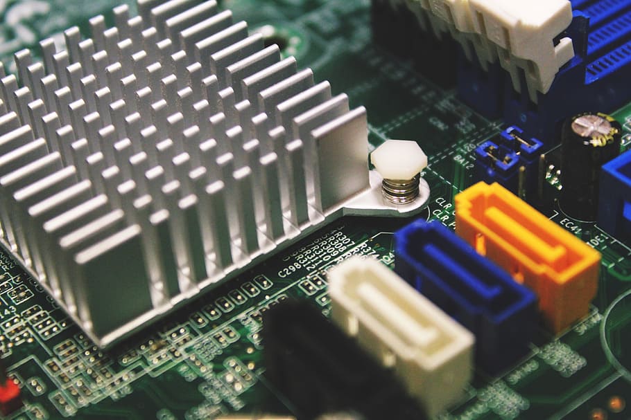 Computer Circuit Board, technology, data, computer chip, electronics industry HD wallpaper