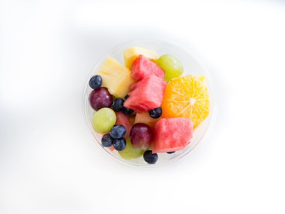 fruit, watermelon, blueberry, grape, food, healthy eating, food and drink HD wallpaper